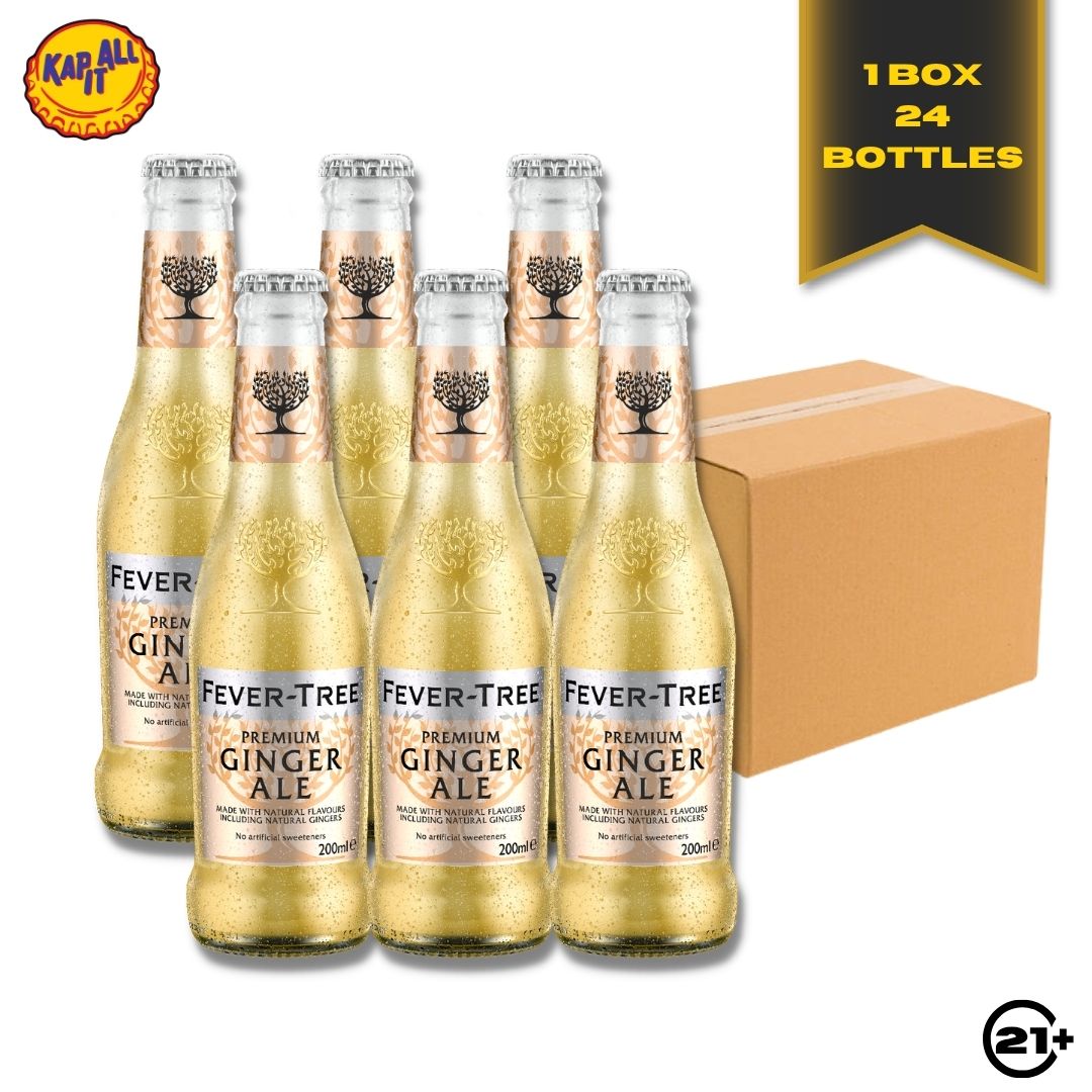 Bundles Fever Tree Premium Ginger Ale 200ml - 1 Box 24 Bottles