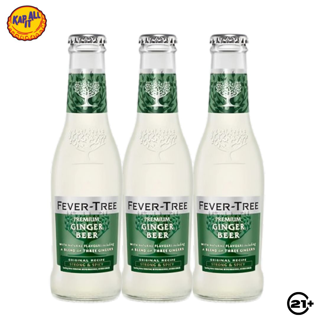 Triple Fever Tree Ginger Beer 200ml - 3 Bottles