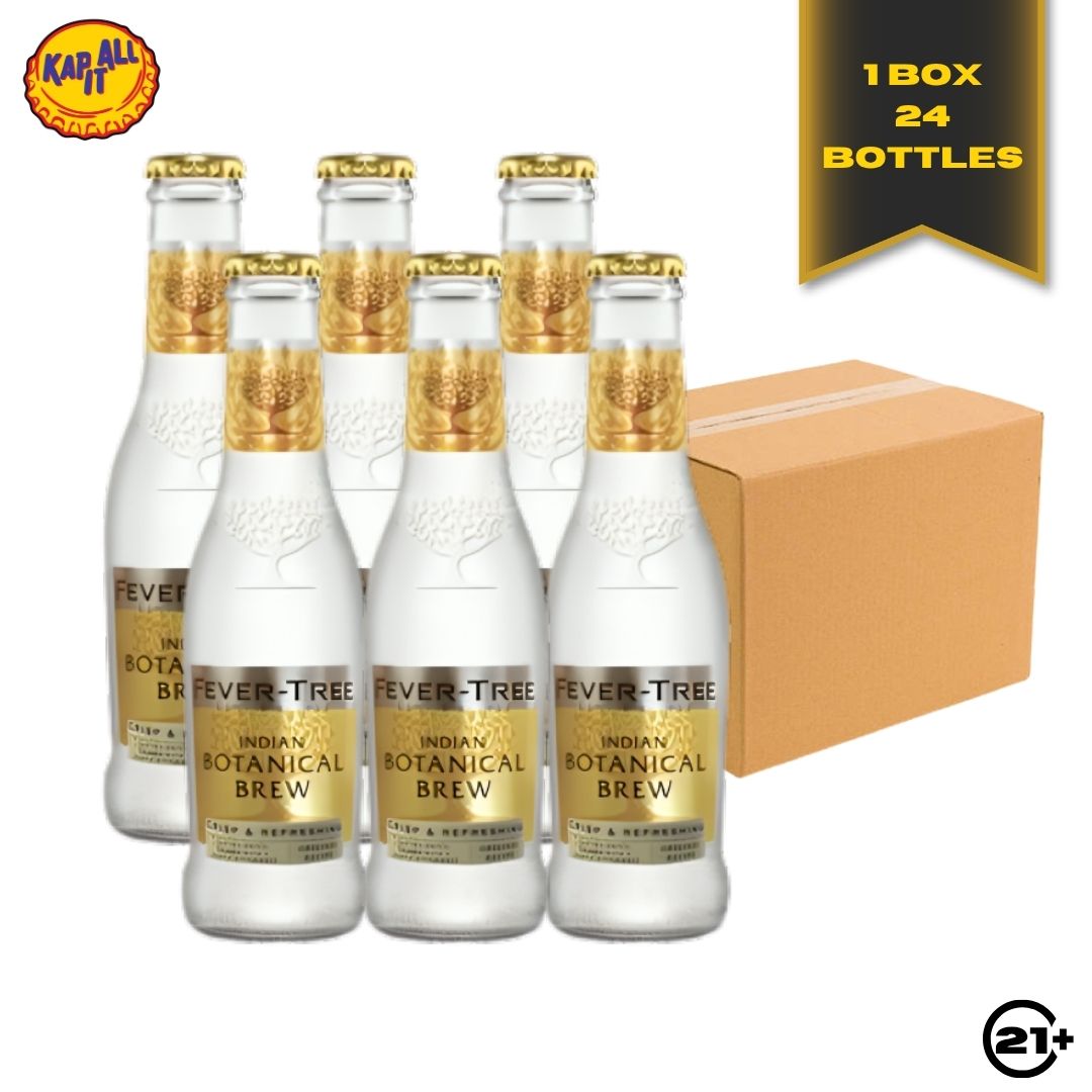 Bundles Fever Tree Premium Indian Botanical Brew 200ml - 1 Box 24 Bottles