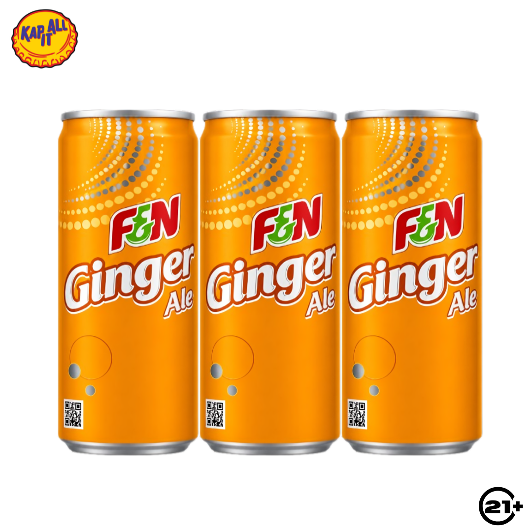 Triple F&N Ginger Ale 325ml - 3 Cans