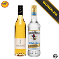 Banana Daiquiri Kit - Captain Morgan White Rum 750ml + Giffard Banane du Bresil 700ml