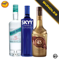 Mint Chocolate Martini Kit - Skyy Vodka Original 750ml + Licor 43 Chocolate Liqueur 700ml + Giffard Menthe Pastille 700ml