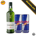 Bundles Glenfiddich 12 YO Single Malt Scotch Whisky 700ml + Red Bull Energy Drink 250ml