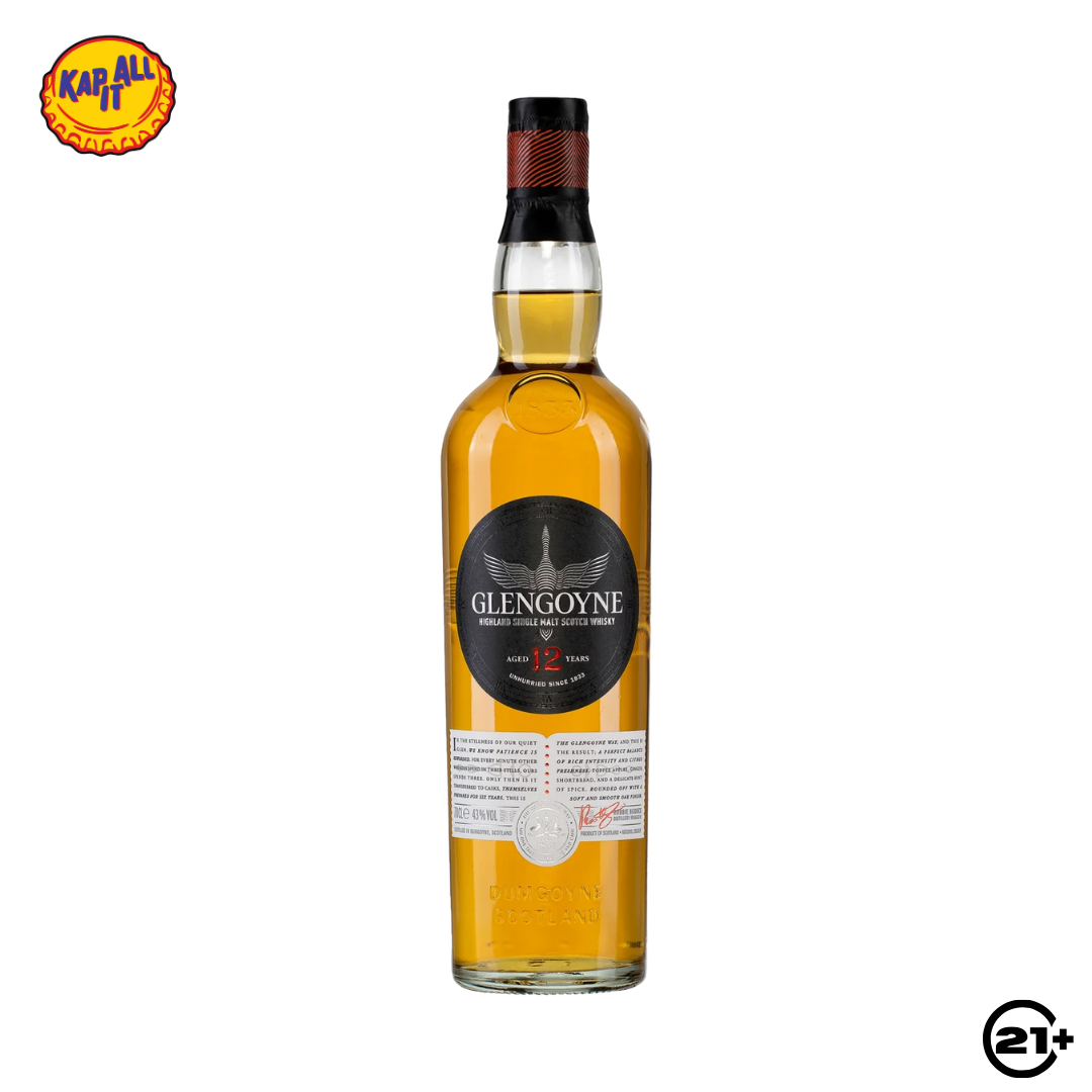 Glengoyne 12 YO Highland Single Malt Scotch Whisky 700ml