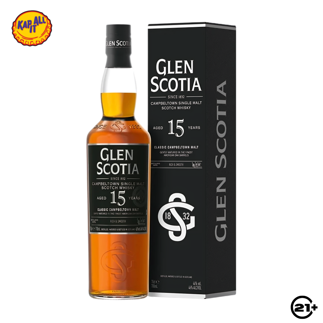 Glen Scotia 15 YO Single Malt Scotch Whisky 700ml