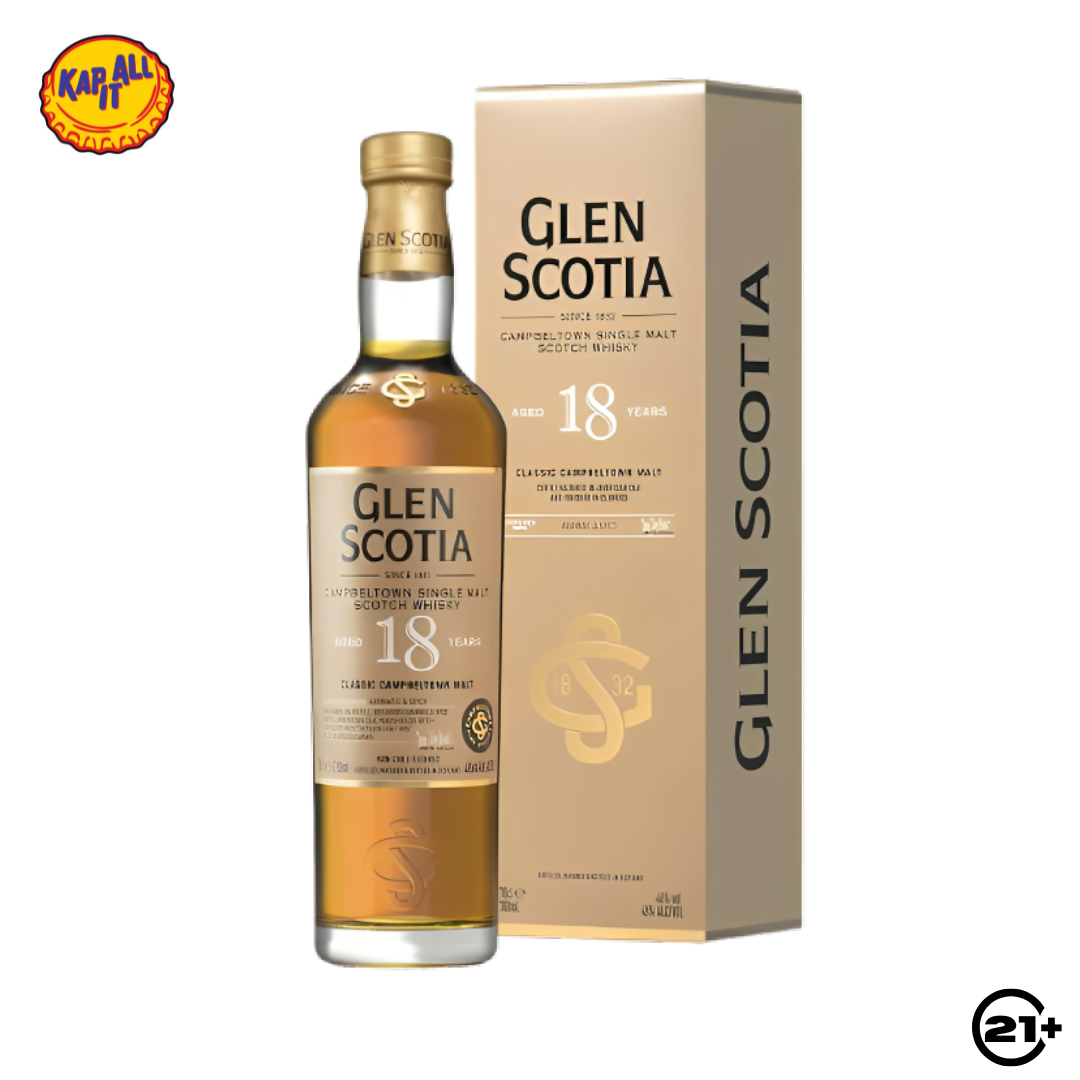 Glen Scotia 18 YO Single Malt Scotch Whisky 700ml