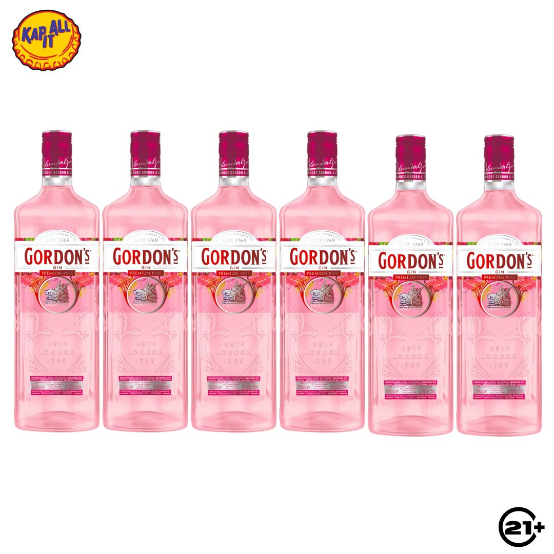 Bundles Gordon's Premium Pink Gin 750ml - 6 Bottles