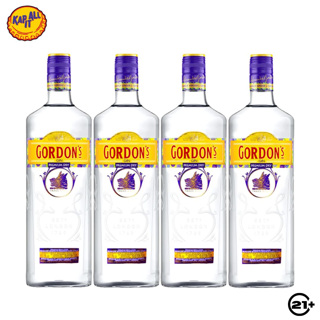 Bundles Gordon's London Dry Gin 750ml - 4 Bottles