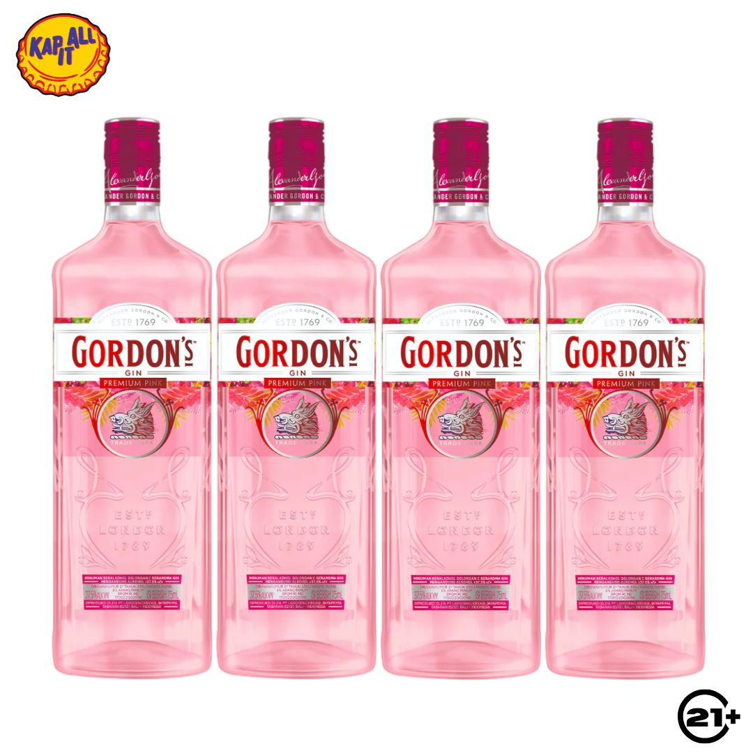 Bundles Gordon's Premium Pink Gin 750ml - 4 Bottles