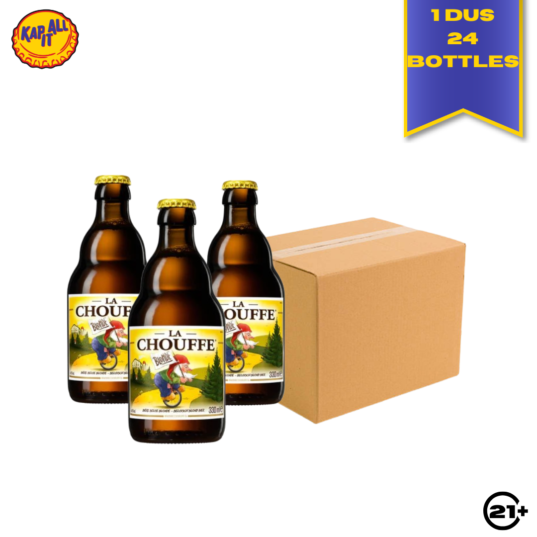 PAKET BEER LA CHOUFFEE PINT 330ml - 1 DUS 24 BOTTLES
