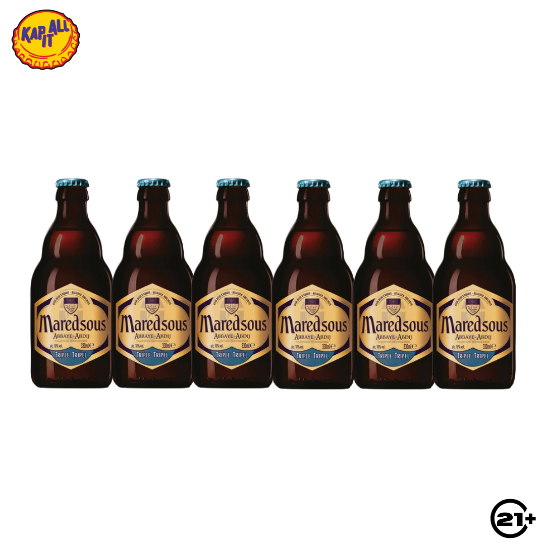 Bundles Maredsous Triple Beer 330ml - 6 Bottles
