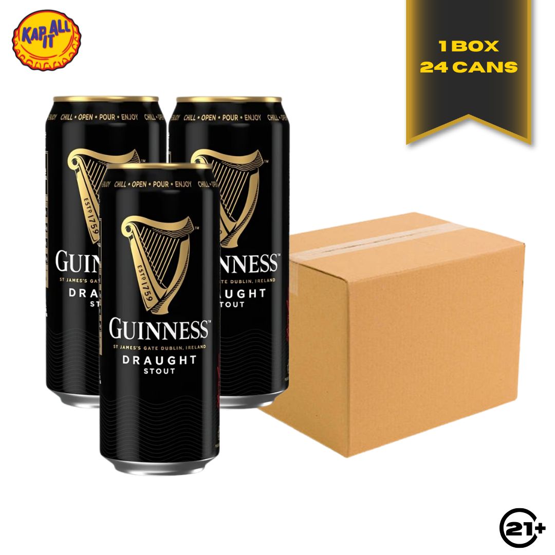 Bundles Guinness Draught Can Imported 440ml - 1 Box 24 Cans