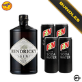 Clean Gin Set - Hendrick's Gin 700ml + F&N Club Soda Water 325ml