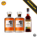 Bundles 2 Suntory Hibiki Japanese Harmony Blended Whisky 700ml + Emperador Coffee Brandy Liqueur 750ml
