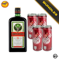 Herbal Sarsi Mix - Jagermeister German Liqueur 700ml + F&N Sarsi Sarsaparilla 325ml
