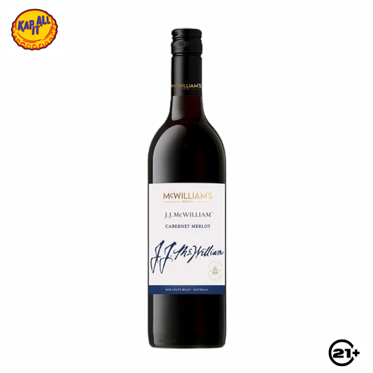 WINE JJ MCWILLIAMS CABERNET MERLOT 750ml
