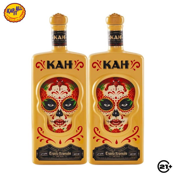 Twin KAH Tequila Reposado 700ml - 2 Bottles