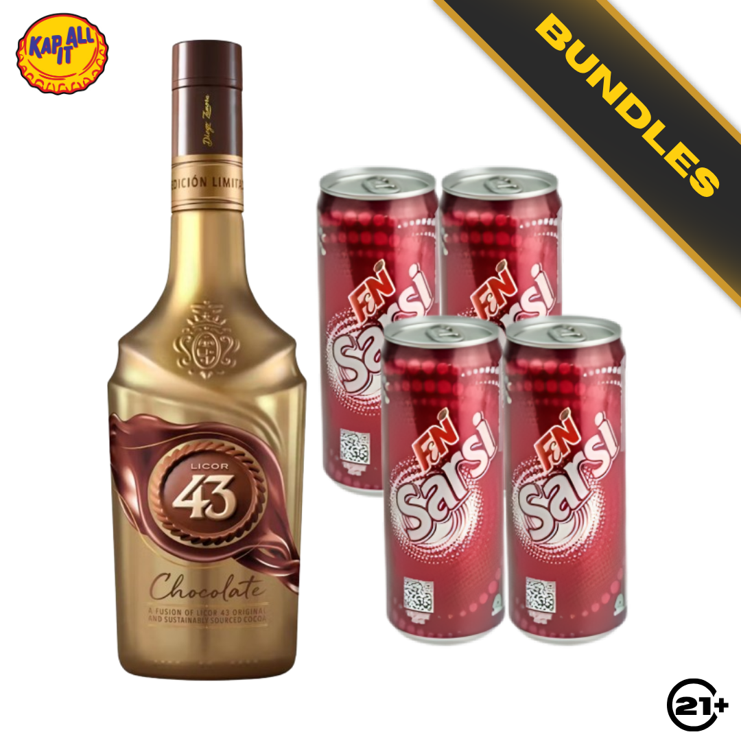 Chocolatte Sarsi Treat - Licor 43 Chocolate Liqueur 700ml + F&N Sarsi Sarsaparilla 325ml
