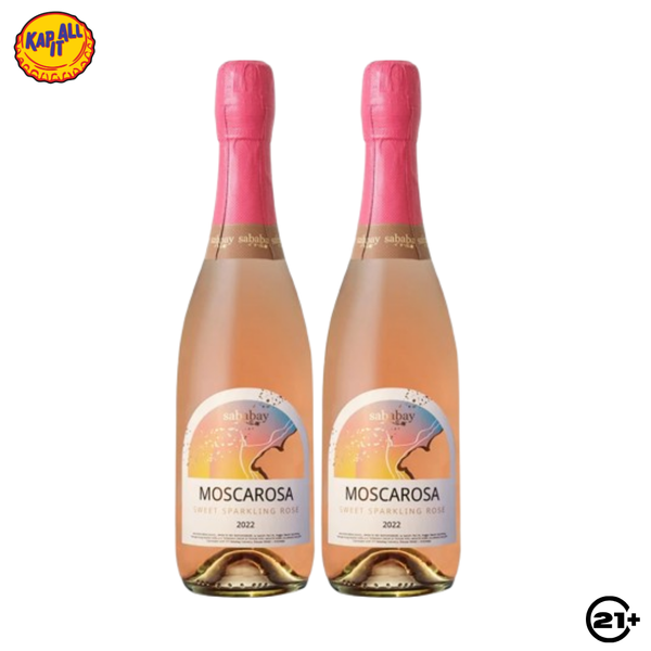 Twin Sababay Moscarosa Wine 750ml - 2 Bottles