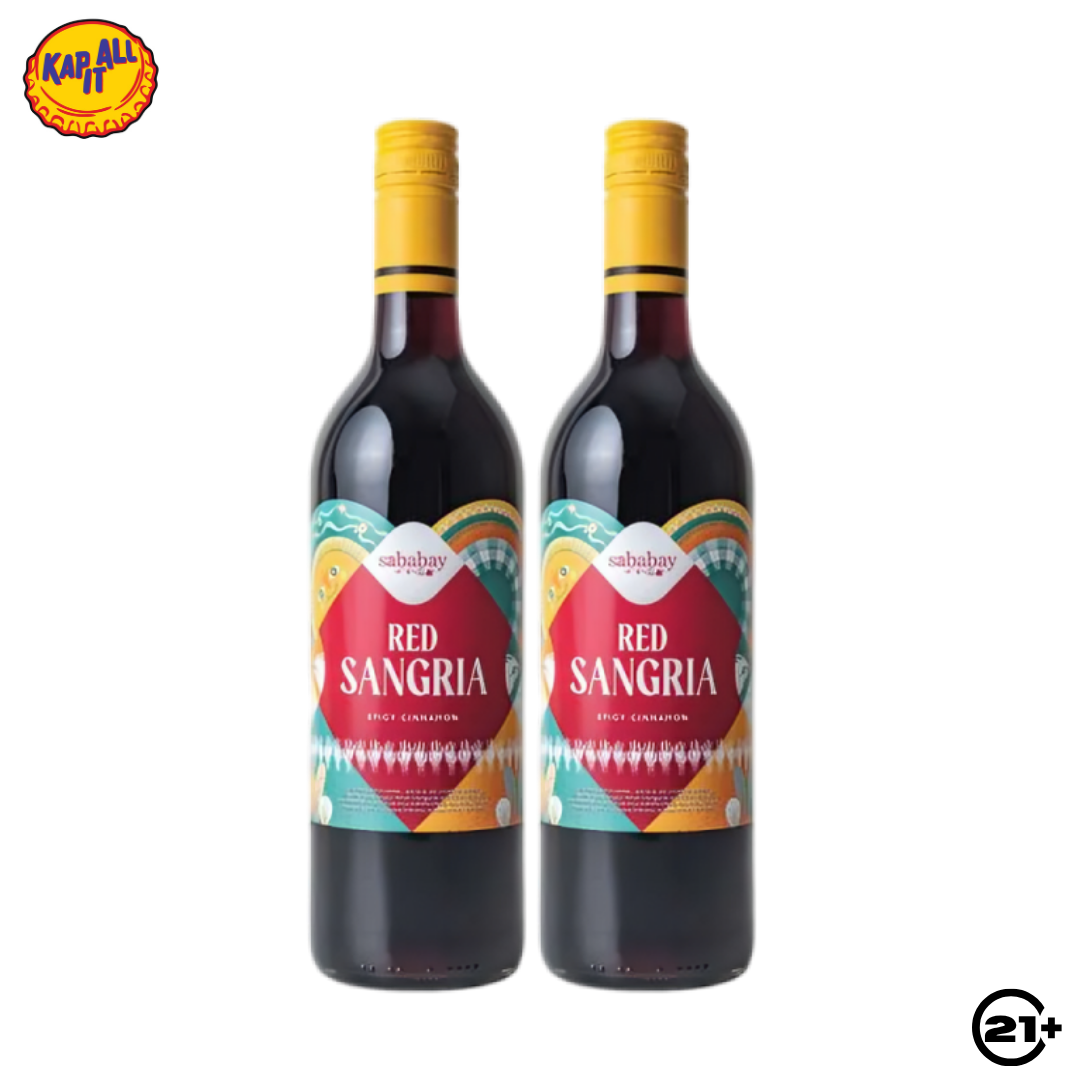 Twin Sababay Sangria Red Wine 750ml - 2 Bottles