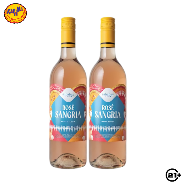 Twin Sababay Sangria Rose Wine 750ml - 2 Bottles