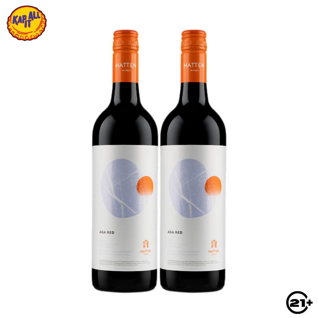 Twin Hatten Aga Red Wine 750ml - 2 Bottles