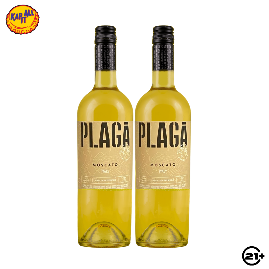 Twin Plaga Moscato Sweet Wine 750ml -2 Bottles