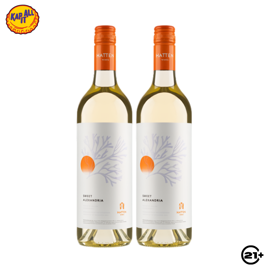 Twin Hatten Sweet Alexandria Wine 750ml - 2 Bottles