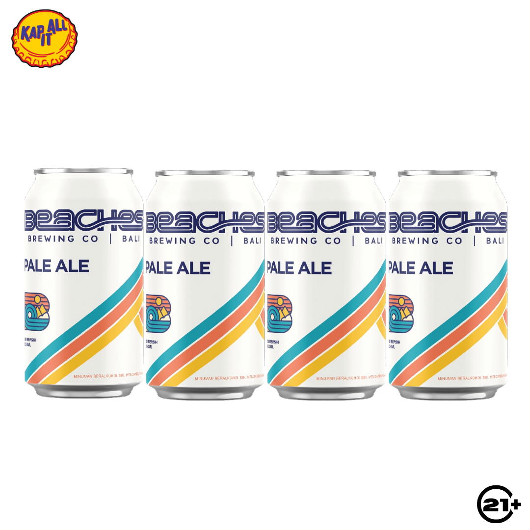 Bundles Beaches Brewing Pale Ale Beer Can 330ml - 4 Cans