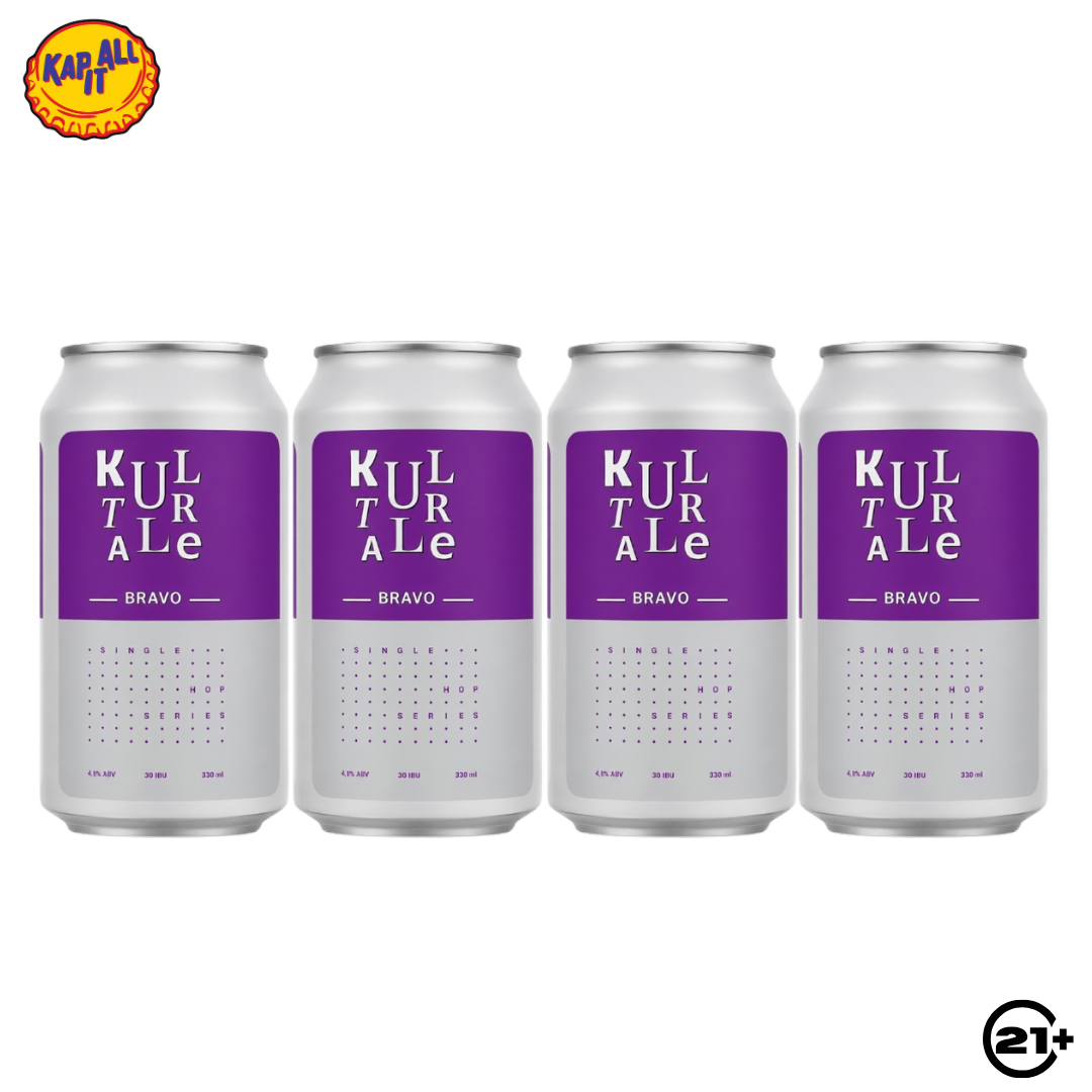 Bundles Kulturale Bravo Beer 330ml - 4 Cans