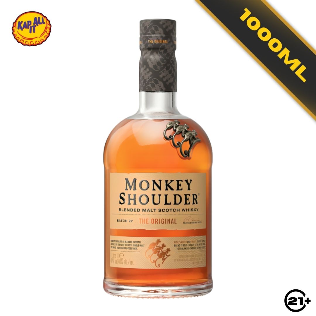 Monkey Shoulder Blended Malt Scotch Whisky 1L