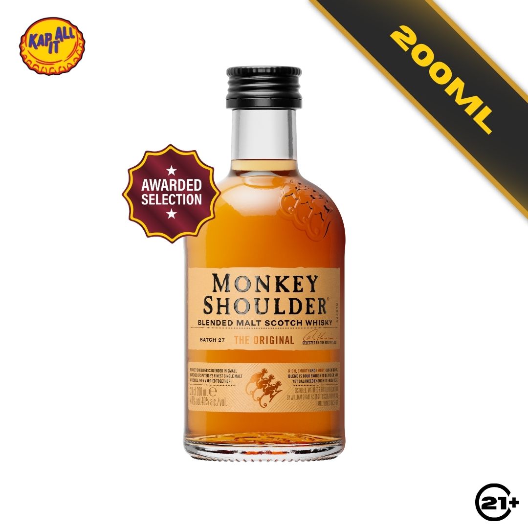 Monkey Shoulder Blended Malt Scotch Whisky 200ml