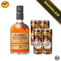 Coffee Highball - Monkey Shoulder Blended Malt Scotch Whisky 750ml + F&N Coffee Soda 325ml
