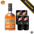 Highball Starter - Monkey Shoulder Blended Malt Scotch Whisky 750ml + F&N Club Soda Water 325ml