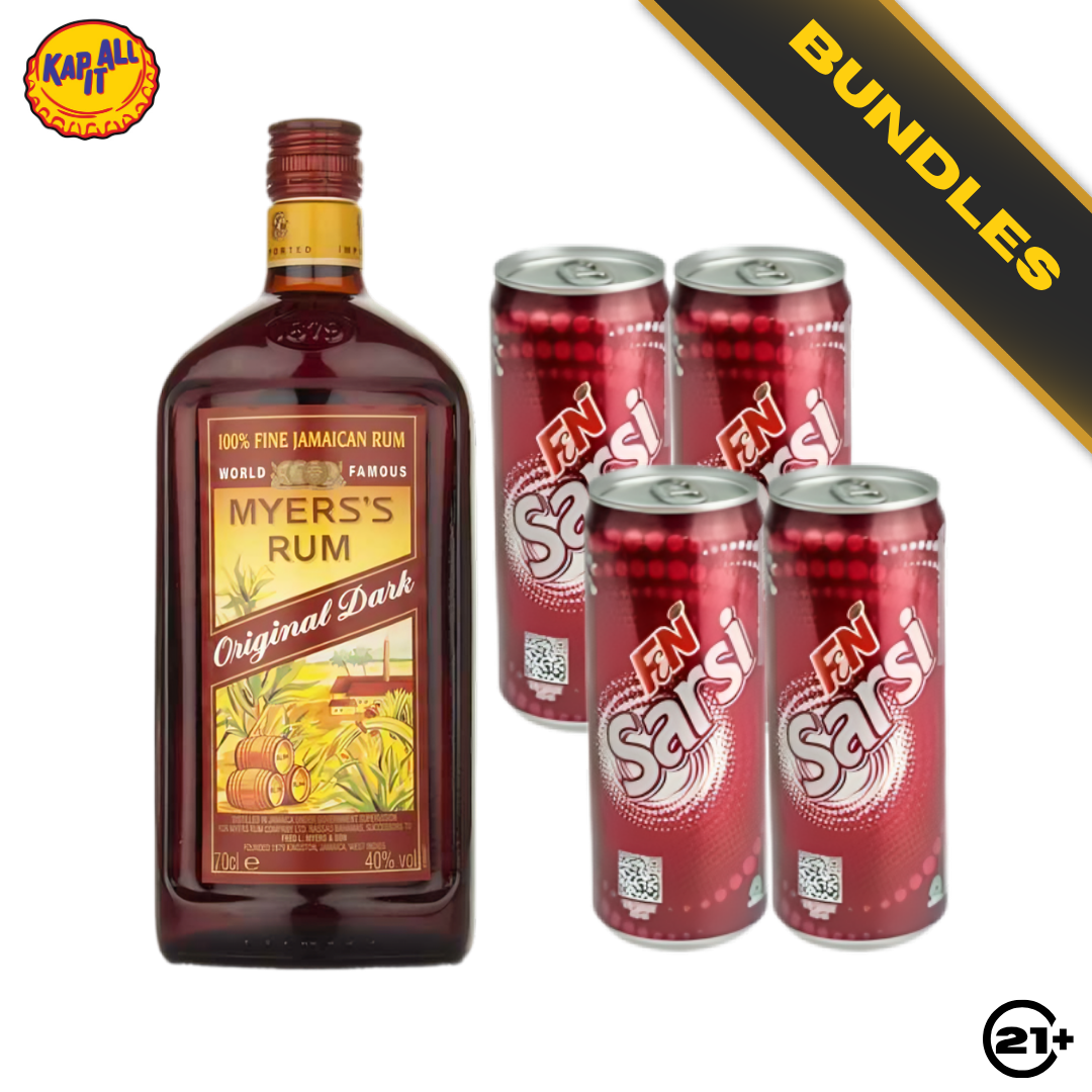 Dark Sarsi Mix - Myers's Rum Original Dark 750ml + F&N Sarsi Sarsaparilla 325ml