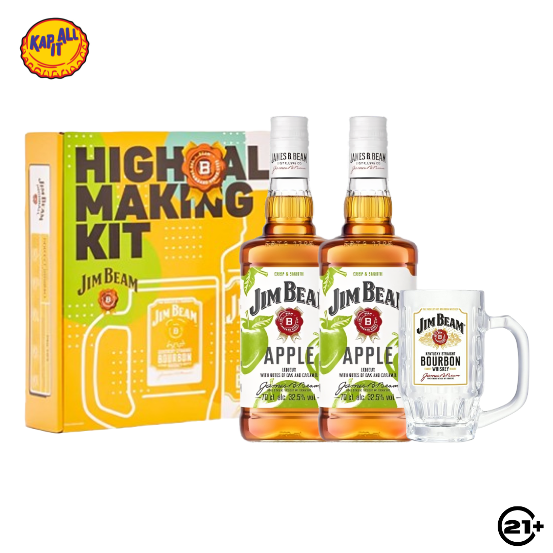 PAKET JIM BEAM APPLE WHISKY 700ML 2 BOTTLE (VAP)