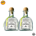 Paket Patron Silver Tequila 750ml - 2 Bottles