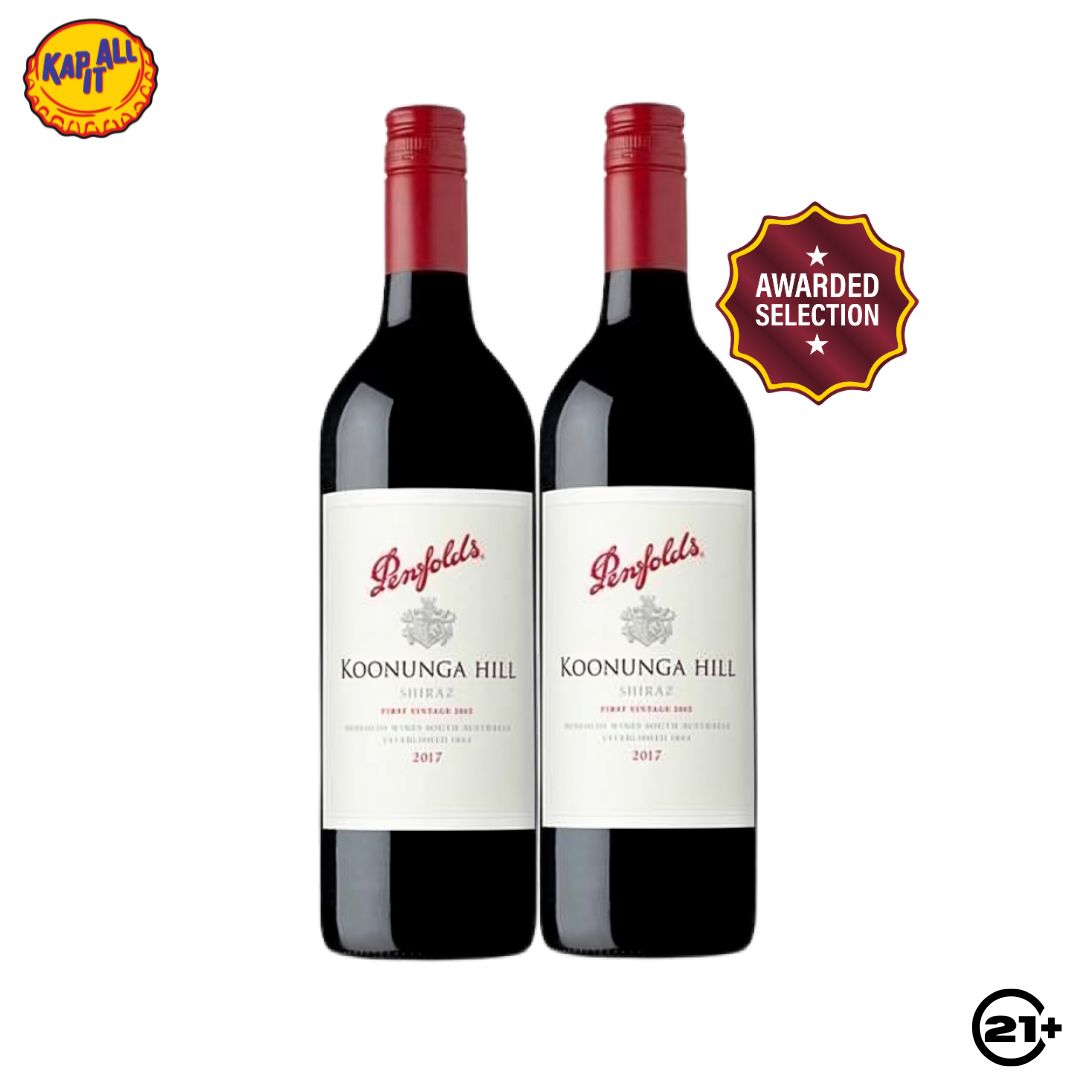 Twin Penfolds Koonunga Hill Shiraz Wine 750ml - 2 Bottles