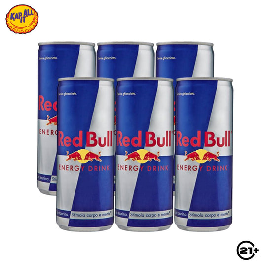 PAKET RED BULL ENERGY DRINK CAN 250ml (6 CAN)