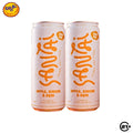 Twin Santai Apple, Ginger & Acai Can 330ml - 2 Cans