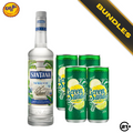 Bundles Santana Rum White 750ml + 4 Green Sands Apple Lime Can 250ml
