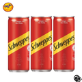 Triple Schweppes Dry Ginger Ale 250ml - 3 Cans