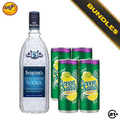 Bundles Seagram Extra Smooth Vodka 700ml + 4 Green Sands Grape Lemon Can 250ml