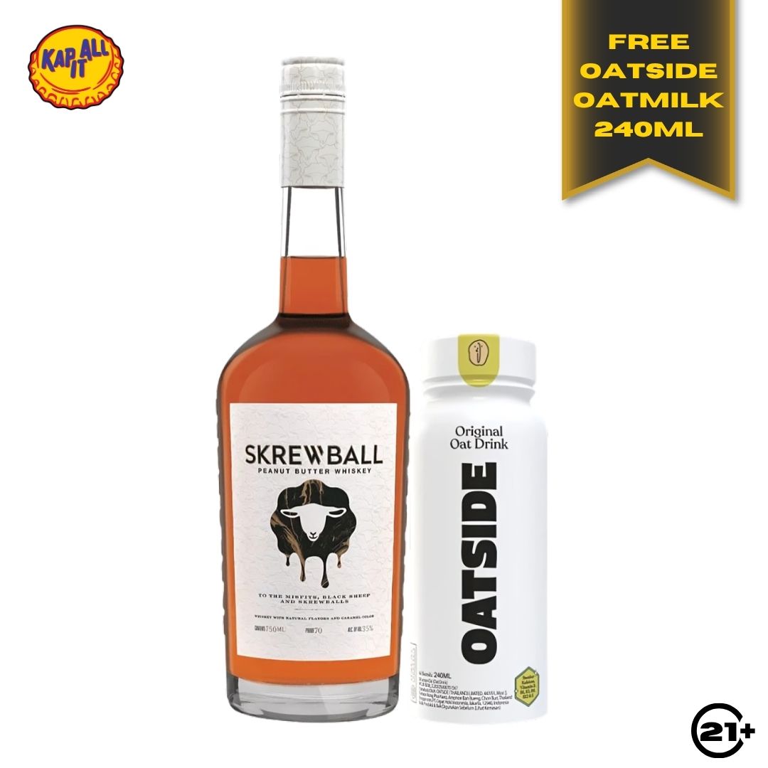 Bundles Skrewball Peanut Butter Whiskey 700ml + Free 1 Oatside 240ml