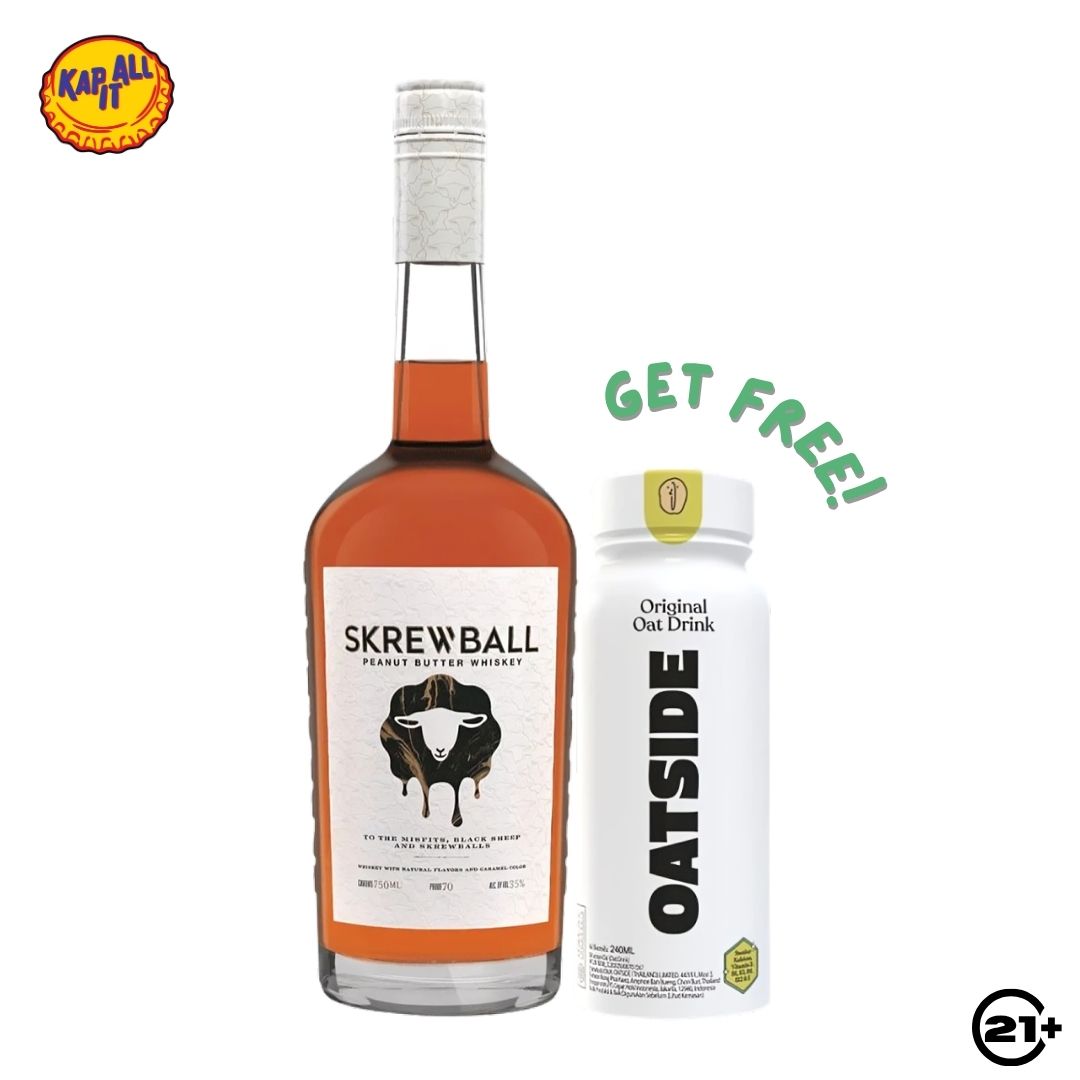 Buy 1 Skrewball Peanut Butter Whiskey 700ml + Free 1 Oatside 240ml