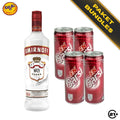 CLEAN SARSI MIX - SMIRNOFF ORIGINAL RED VODKA 700ml + 4 F&N SARSI SARSAPARILLA 325ml