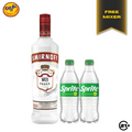 Bundles Smirnoff Original Red Vodka 750ml + Free Sprite Lemon PET 390ml