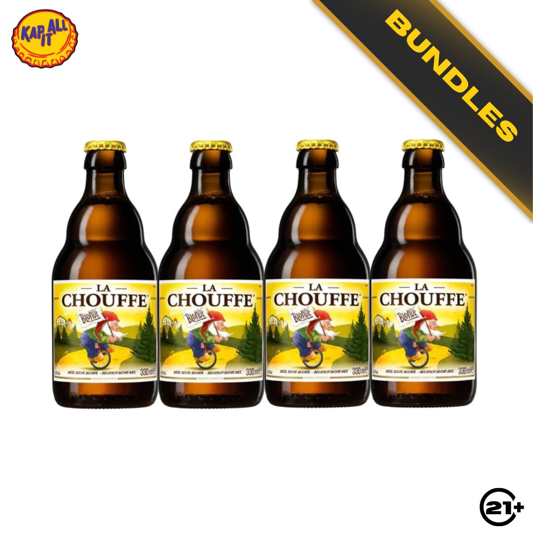 Bundles Beer La Chouffe Pint 330ml - 4 Bottles