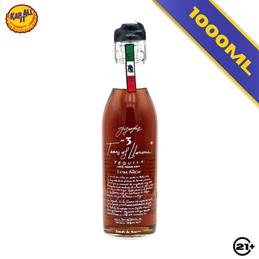 TEARS OF LLORONA NO. 3 EXTRA ANEJO TEQUILA 1000ml