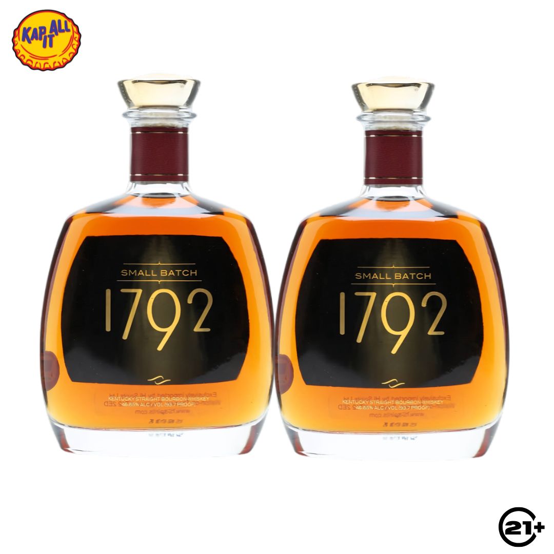 TWIN - 1792 SMALL BATCH KENTUCKY STRAIGHT BOURBON WHISKY 750ml - 2 BOTTLES